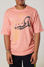 Rebellious Elegance Regular Size pink T_Shirt